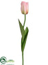 Silk Plants Direct Dutch Tulip Spray - Pink - Pack of 12