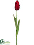 Silk Plants Direct Dutch Tulip Spray - Red - Pack of 12