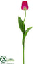 Silk Plants Direct Tulip Spray - Rubrum - Pack of 12