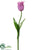 Silk Plants Direct Tulip Spray - Pink Soft - Pack of 12