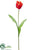 Silk Plants Direct Tulip Spray - Flame - Pack of 12