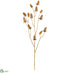 Silk Plants Direct Thistle Spray - Beige Brown - Pack of 12