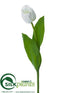 Silk Plants Direct Tulip Spray - Cream - Pack of 12