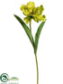 Silk Plants Direct Tulip Spray - Green - Pack of 12