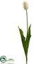 Silk Plants Direct Tulip Spray - Cream - Pack of 12