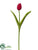 Tulip Bud Spray - Red - Pack of 12