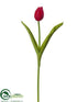 Silk Plants Direct Tulip Bud Spray - Red - Pack of 12