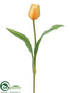 Silk Plants Direct Tulip Spray - Yellow - Pack of 12