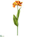 Silk Plants Direct Tulip Spray - Flame - Pack of 12