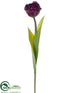 Silk Plants Direct Tulip Spray - Violet Green - Pack of 12