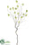 Silk Plants Direct Viburnum Spray - Green - Pack of 12
