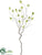 Silk Plants Direct Viburnum Spray - Green - Pack of 12