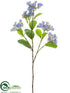Silk Plants Direct Viburnum Spray - Blue Lavender - Pack of 12