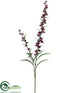 Silk Plants Direct Veronica Spray - Boysenberry - Pack of 12