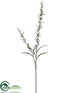 Silk Plants Direct Veronica Spray - White - Pack of 12