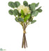 Silk Plants Direct Eucalyptus, Blossom Bundle - Cream - Pack of 12