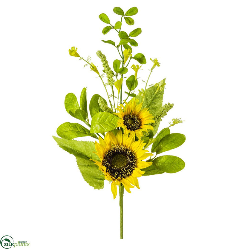 Sunflower, Wildflower Spray - Yellow - Pack of 12 - (CEY