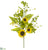Sunflower, Wildflower Spray - Yellow - Pack of 6