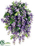 Silk Plants Direct Wisteria Bush - Violet Blue - Pack of 4
