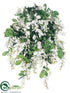 Silk Plants Direct Wisteria Bush - White - Pack of 4