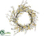 Silk Plants Direct Cherry Blossom Wreath - White - Pack of 2