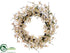 Silk Plants Direct Dogwood Wreath - White - Pack of 2