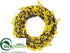 Silk Plants Direct Forsythia Wreath - Yellow - Pack of 12