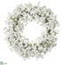 Silk Plants Direct Gypsophila Wreath - White - Pack of 6