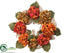 Silk Plants Direct Burlap Hydrangea Wreath - Fall - Pack of 2