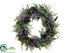 Silk Plants Direct Lavender, Berry Wreath - Violet Lavender - Pack of 2