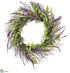 Silk Plants Direct Lavender Twig Wreath - Lavender - Pack of 6