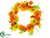 Poppy Wreath - Orange Yellow - Pack of 2