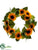 Sunflower Wreath - Yellow - Pack of 4