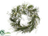 Silk Plants Direct Wild Flower Wreath - Green Cream - Pack of 2