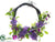 Lilac, Morning Glory, Egg Wreath - Purple - Pack of 2