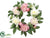 Peony, Lilac Wreath - Pink Cream - Pack of 2