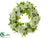 Peony, Rose, Lily of The Valley Wreath - Cream Green - Pack of 2