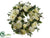 Hydrangea, Rose, Lilac, Viburnum Berry Wreath - Cream Green - Pack of 1