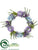 Agapanthus, Sedum, Echeveria Wreath - Lavender Green - Pack of 2