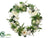 Rose, Hydrangea, Lamb's Ear Wreath - White Green - Pack of 1
