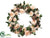 Rose, Lilac, Thistle Wreath - Peach Green - Pack of 1