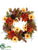 Dahlia, Daisy, Artichoke Wreath - Fall - Pack of 4