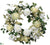 Rose, Dogwood Wreath - Cream Green - Pack of 2