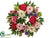 Peony, Hydrangea Wreath - Pink Green - Pack of 1