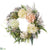 Hydrangea, Eucalyptus, Berry Wreath - Cream Pink - Pack of 1
