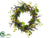 Forsythia, Apple, Berry Wreath - Green Purple - Pack of 2
