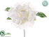 Silk Plants Direct Rose Boutonniere - White - Pack of 12