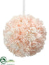 Silk Plants Direct Carnation Kissing Ball - Cream Blush - Pack of 6