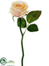 Silk Plants Direct Diamond Rose Bud Stem - Beige - Pack of 36
