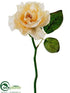 Silk Plants Direct Rose Stem - Beige - Pack of 36